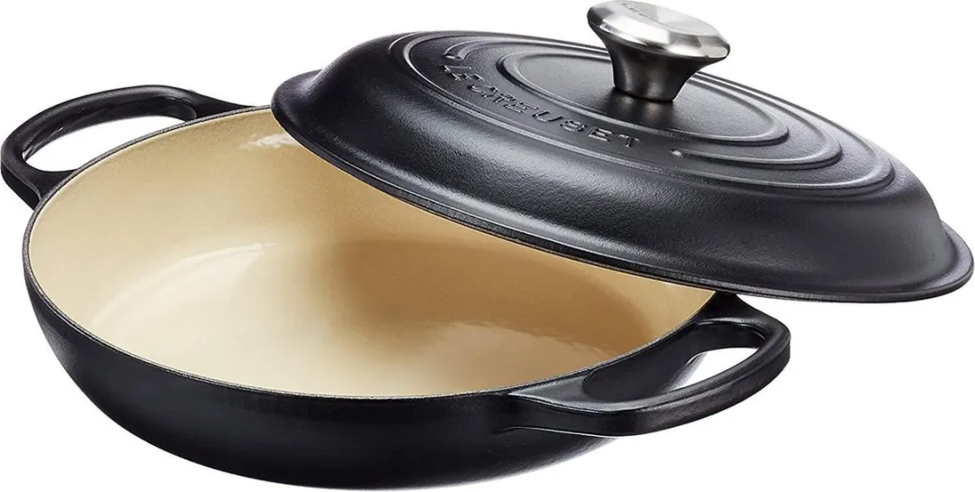 Le Creuset Braadpan Campagnard Ø26cm - Gietijzer Mat Zwart