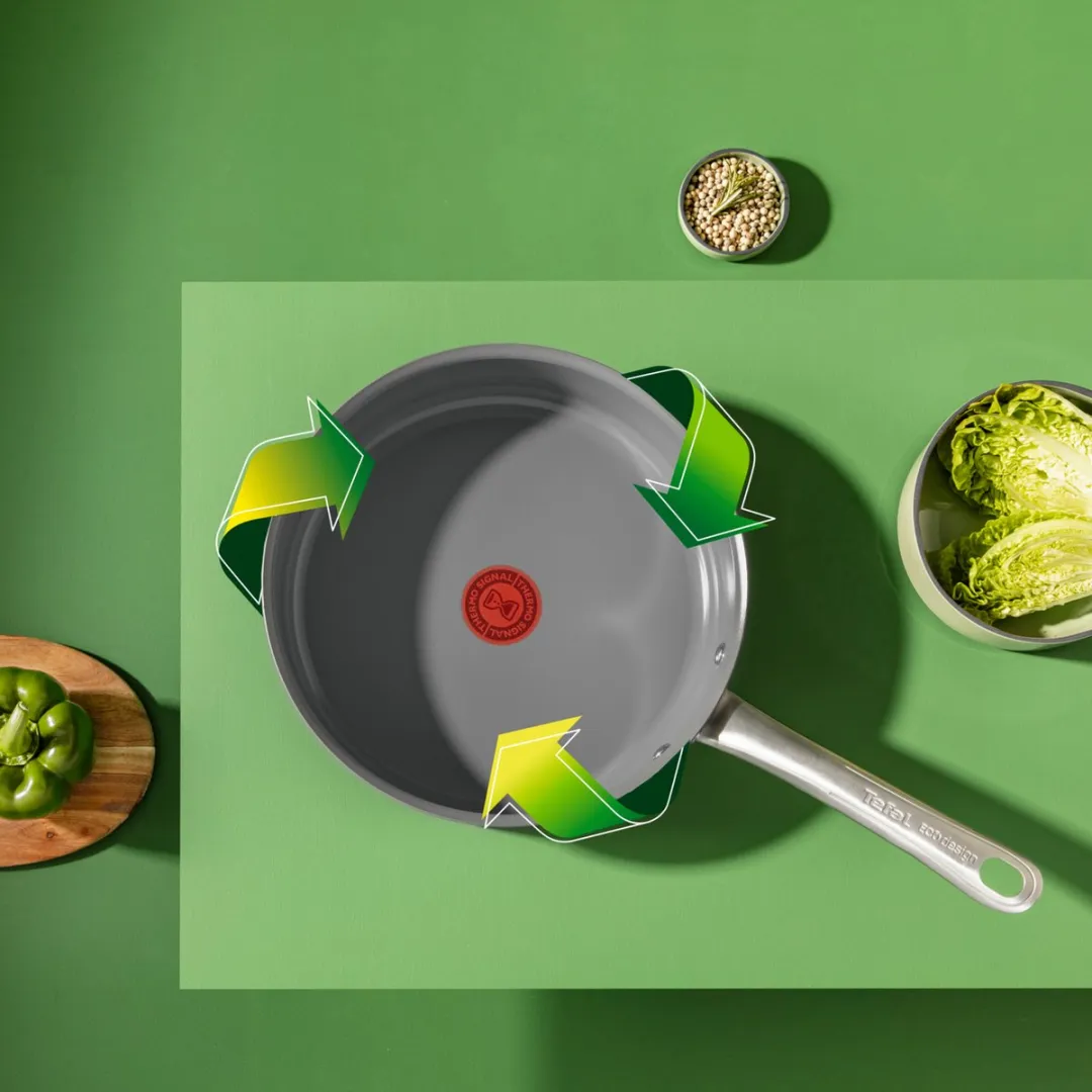 Tefal Renew+ Hapjespan 24cm - Grijs