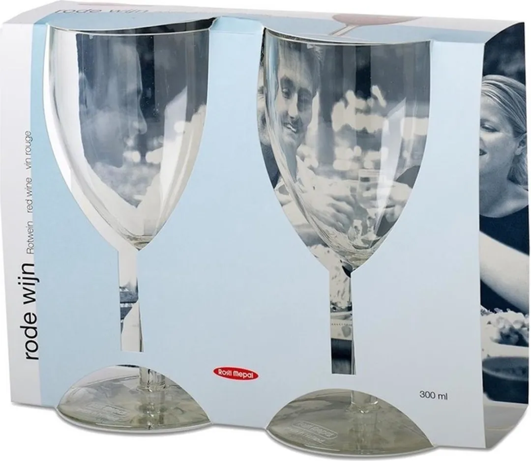 Mepal Wijnglazen Set 2x 300ml - Transparant