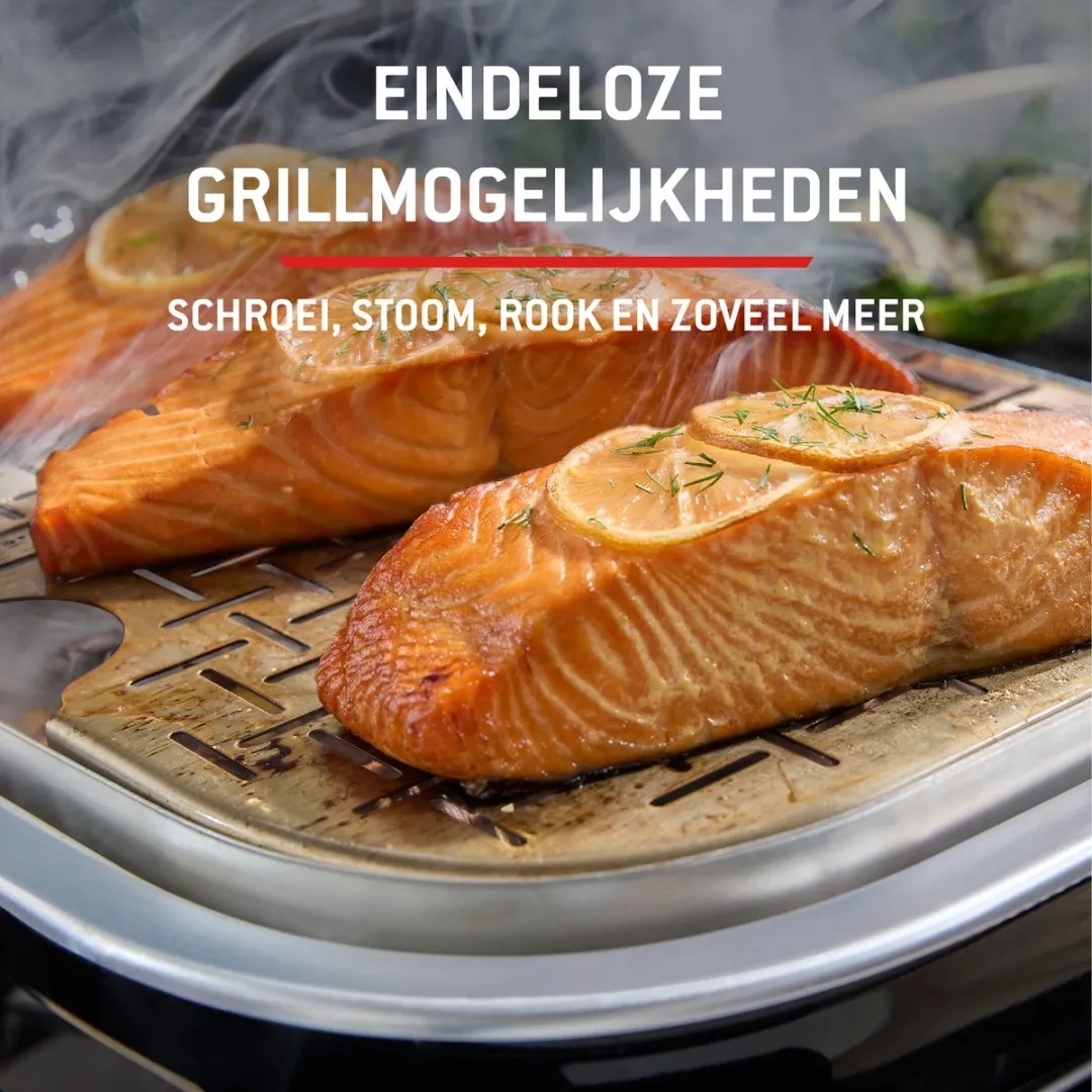 Weber Lumin Elektrische Barbecue - 12 Hamburgers - Zwart