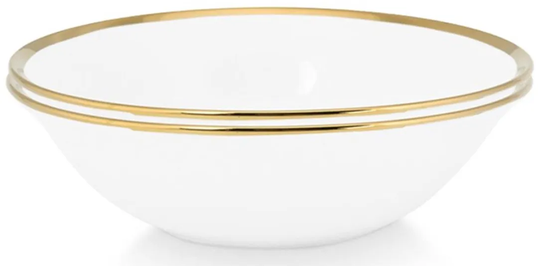 vtwonen Set Bowls 18cm - 2 Stuks - Wit/Goud