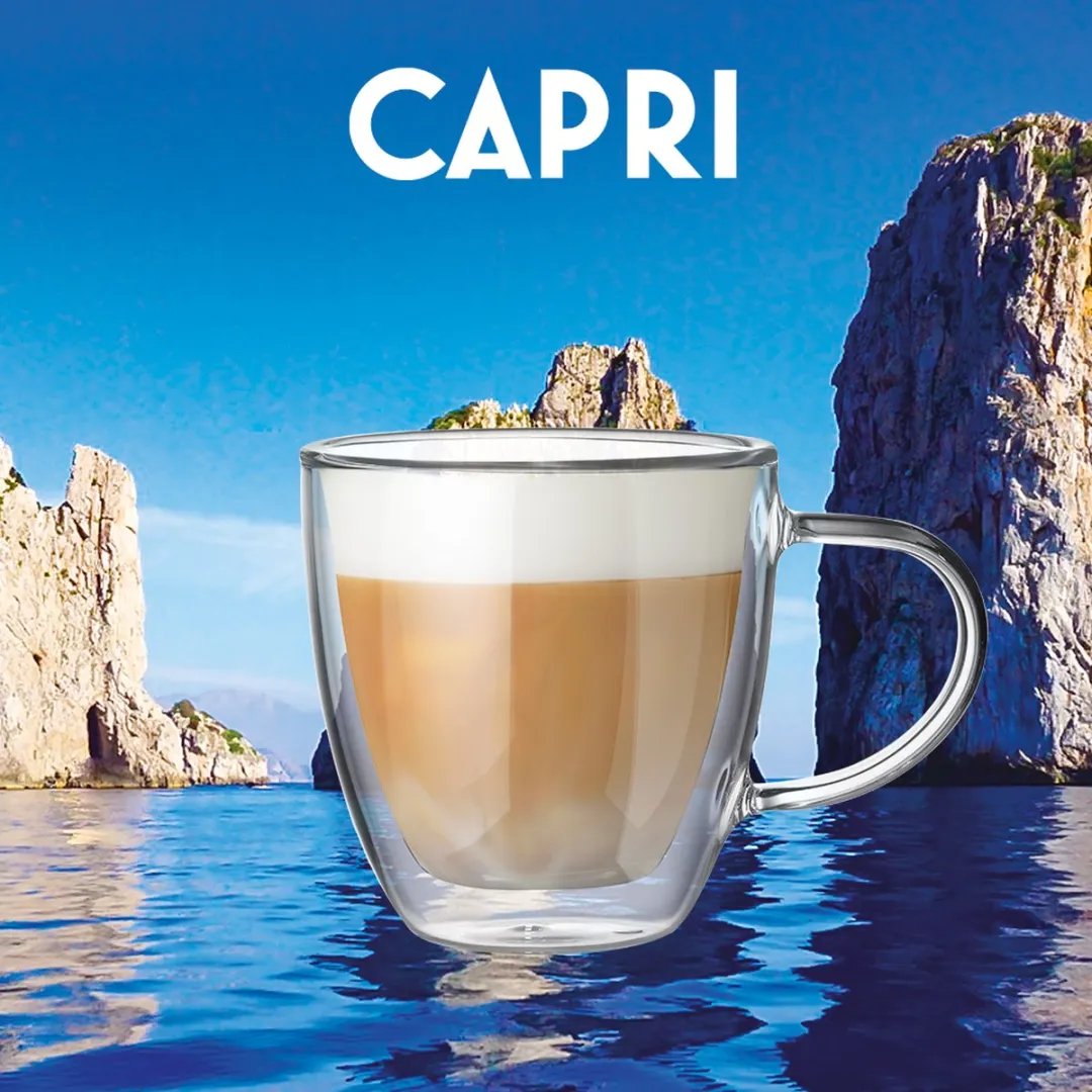 Bialetti Capri Dubbelwandig Glas 160ml - 2 Stuks