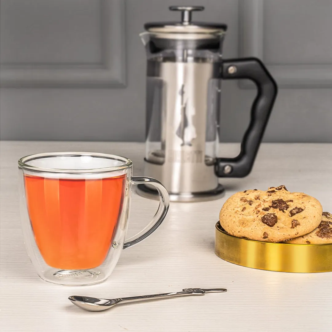 Bialetti Capri Dubbelwandig Glas 160ml - 2 Stuks