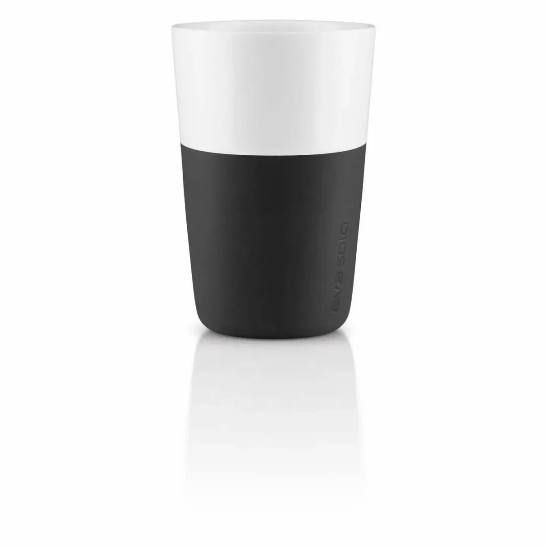 Eva Solo Latte Macchiato Bekers 360ml - 2 Stuks - Zwart