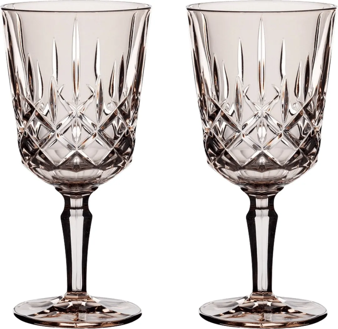 Nachtmann Noblesse Wijnglas 35,5 Cl Taupe - 2 Stuks