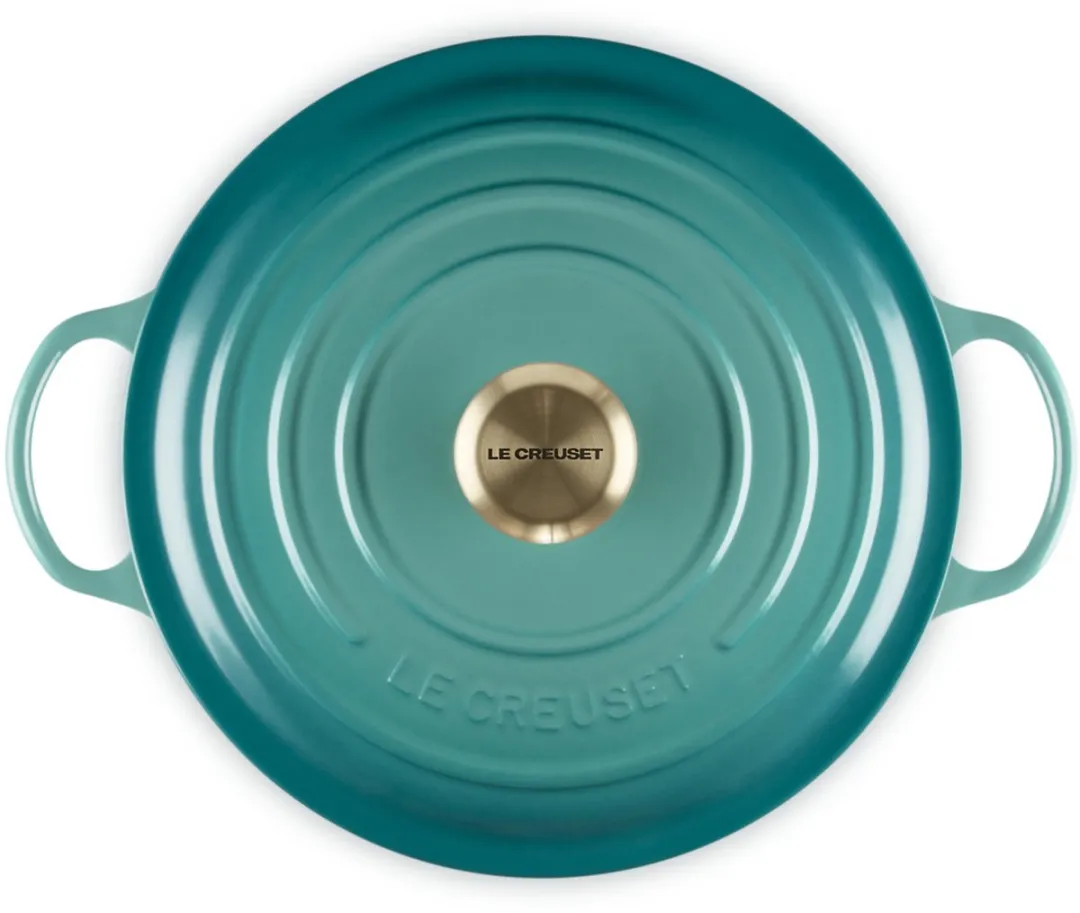 Le Creuset Marmite Braadpan 26cm - 4,1L - Bleu Riviera