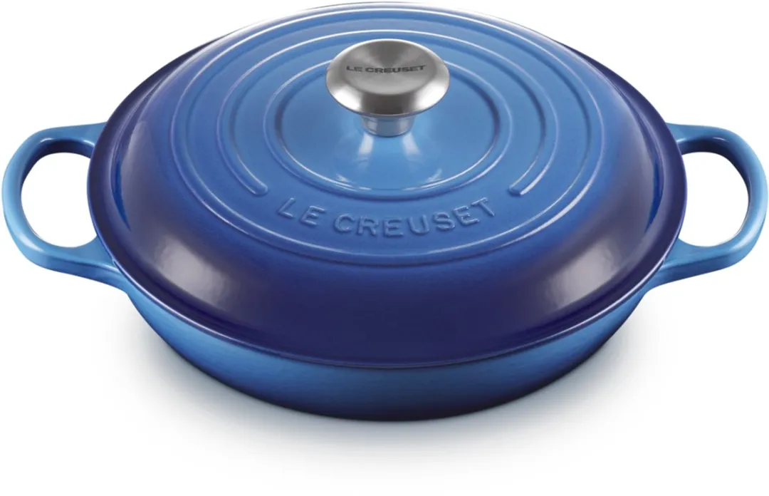 Le Creuset Gietijzeren Braadpan Campagnard Ø26cm - Blauw - afbeelding 2 van 3