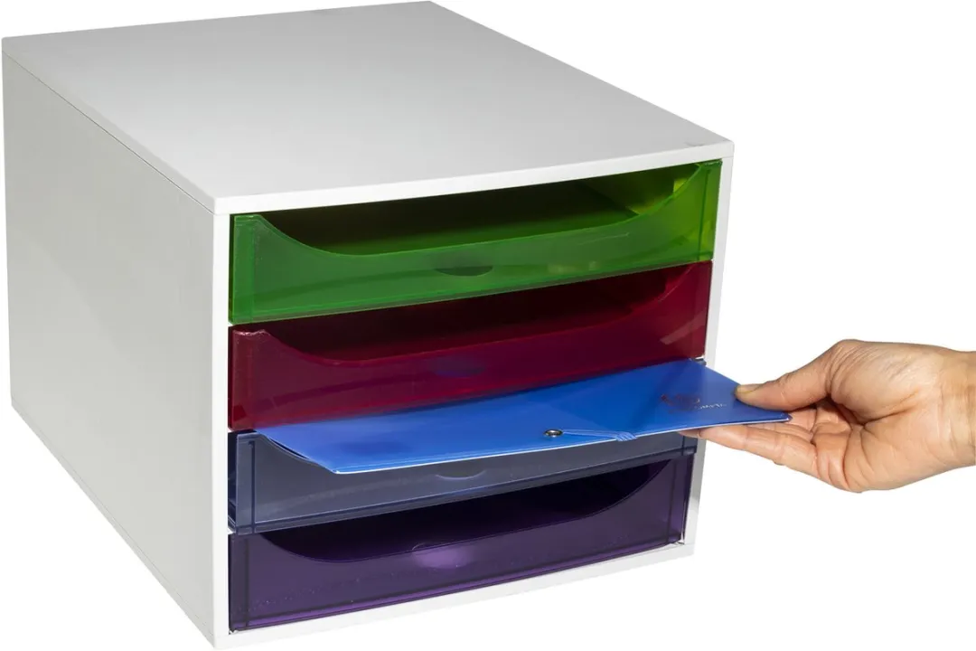 Exacompta ECOBOX Ladenblok 4 Laden - Harlekijn - 32 Stuks