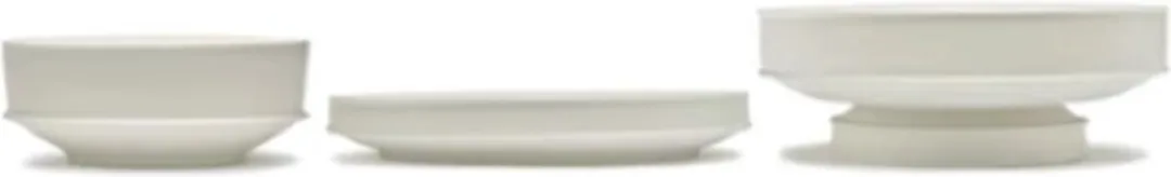 Serax Kelly Wearstler Dune Schaal op Voet - 41cm - Alabaster
