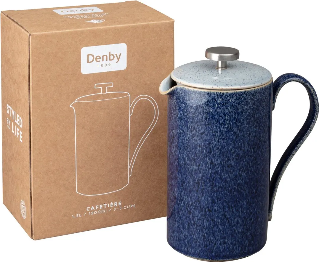 Denby Studio Blue Cobalt Cafetière 1150ml