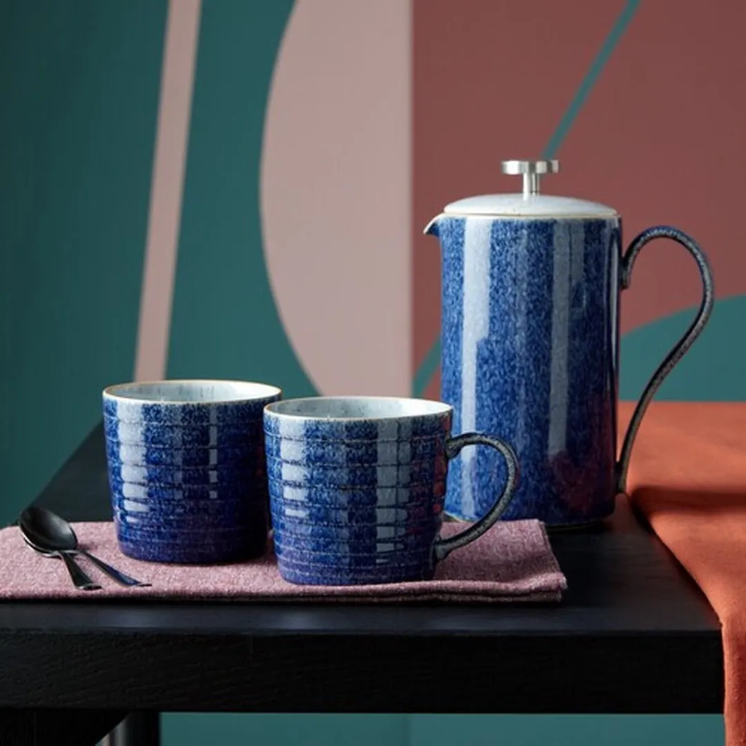 Denby Studio Blue Cobalt Cafetière 1150ml