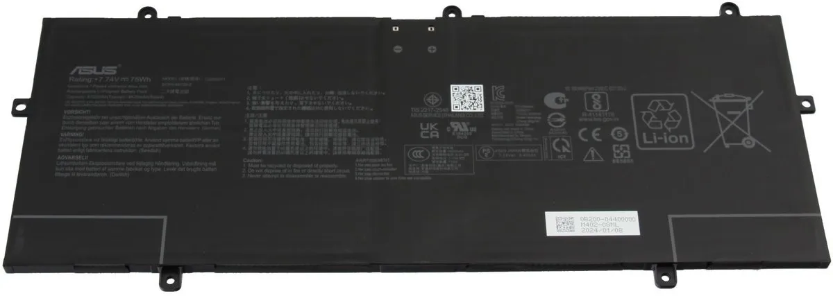 ASUS 0B200-04400000 Accu Laptop 75Wh