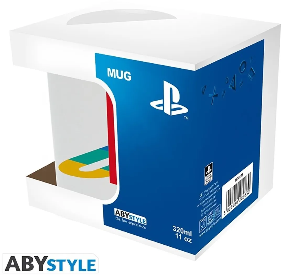 Sony PlayStation Logo Mok 325ml - Wit