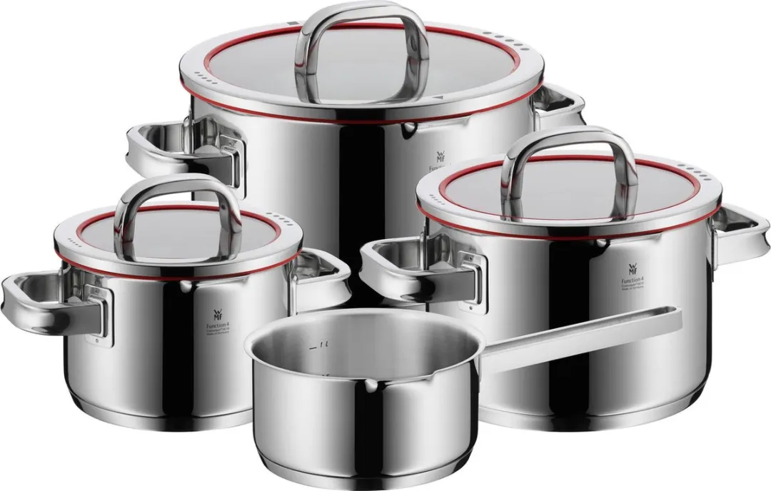 WMF Function 4 Pannenset 4-delig RVS