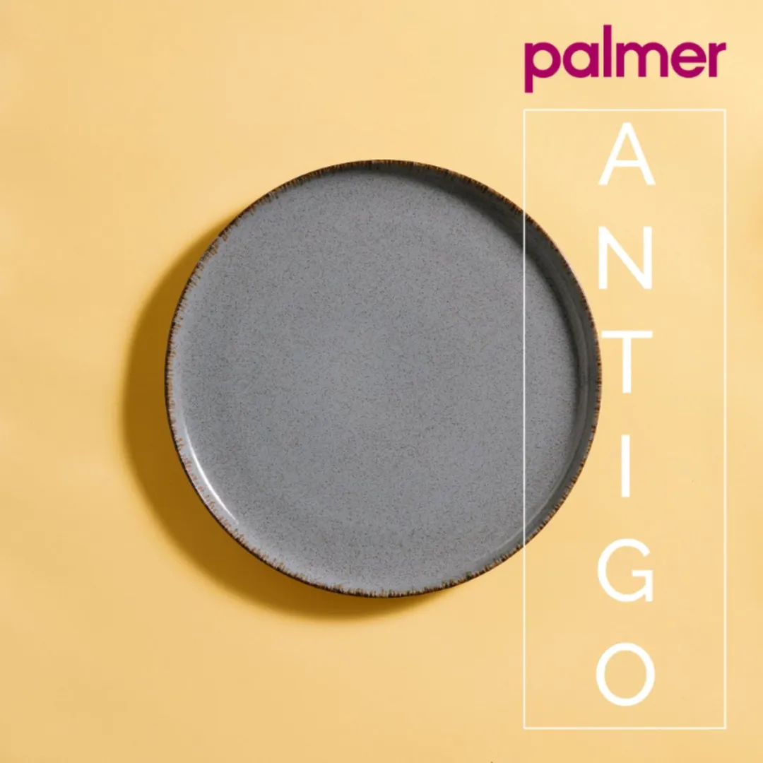 Palmer Antigo Bordenset 2 Stuks - ø19cm - Blauw/Grijs