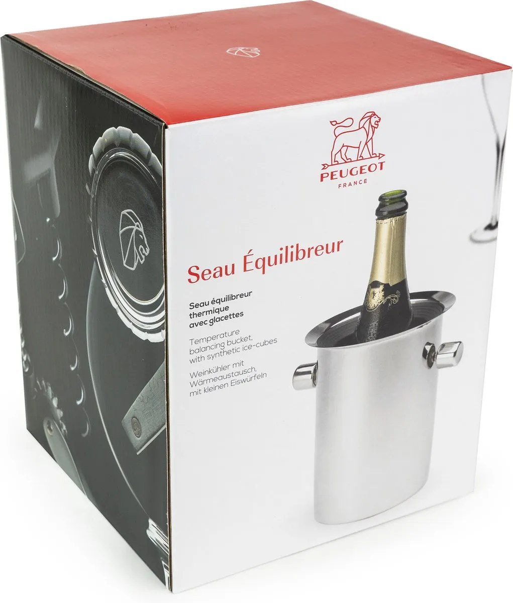 Peugeot Champagnekoeler RVS - Zilver - afbeelding 2 van 5