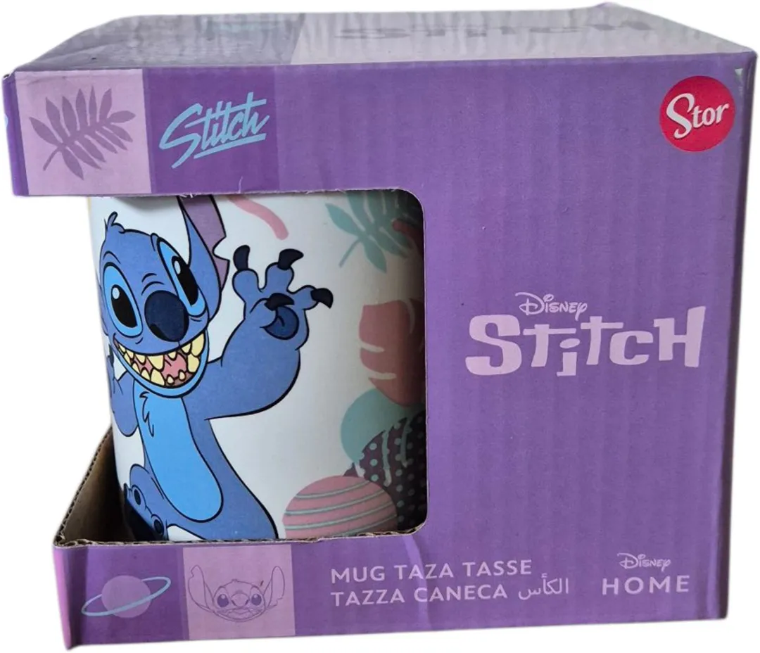 Disney Stitch & Angel Mok 325ml - Wit