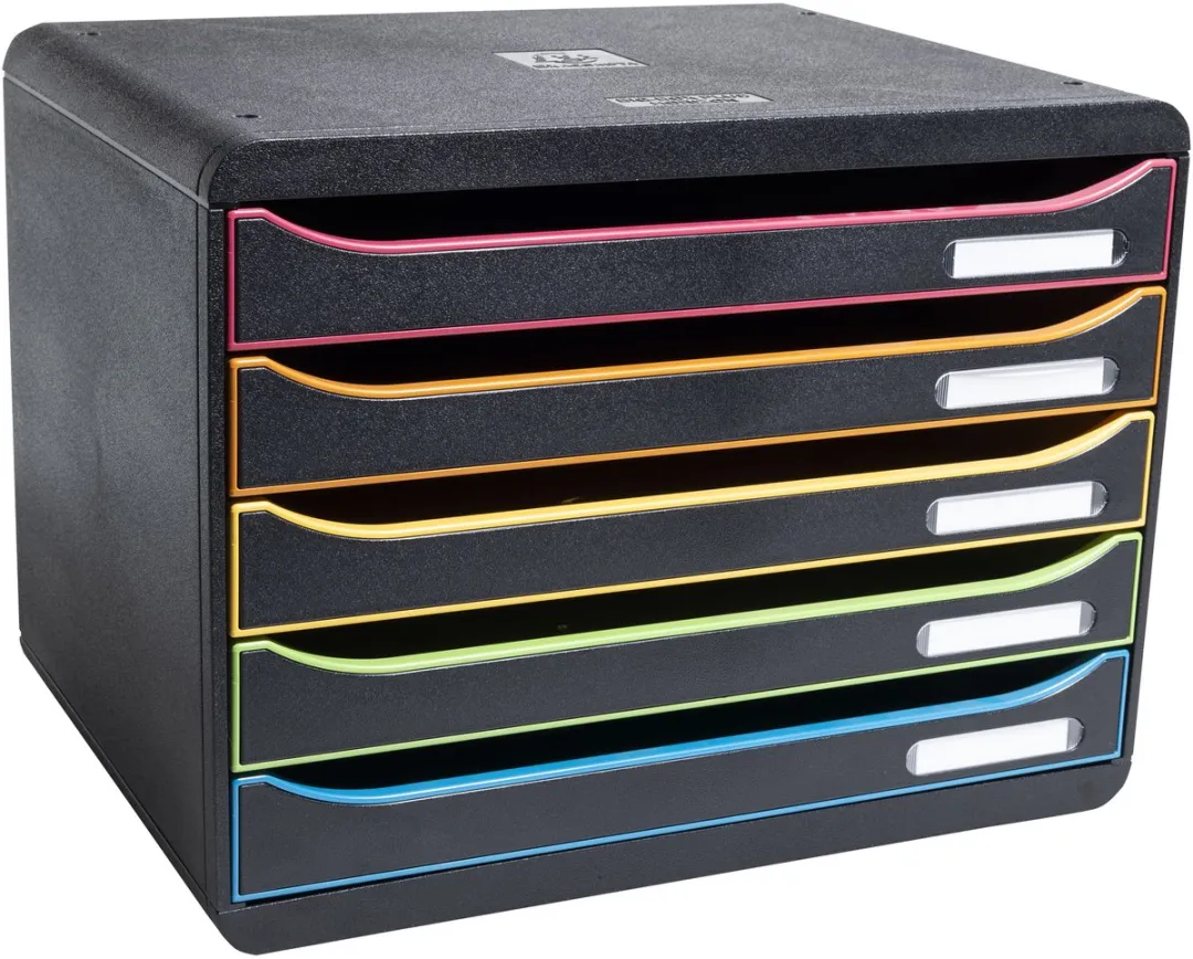 Exacompta Big Box Plus A4 5-Ladenbox 308914D - afbeelding 2 van 6