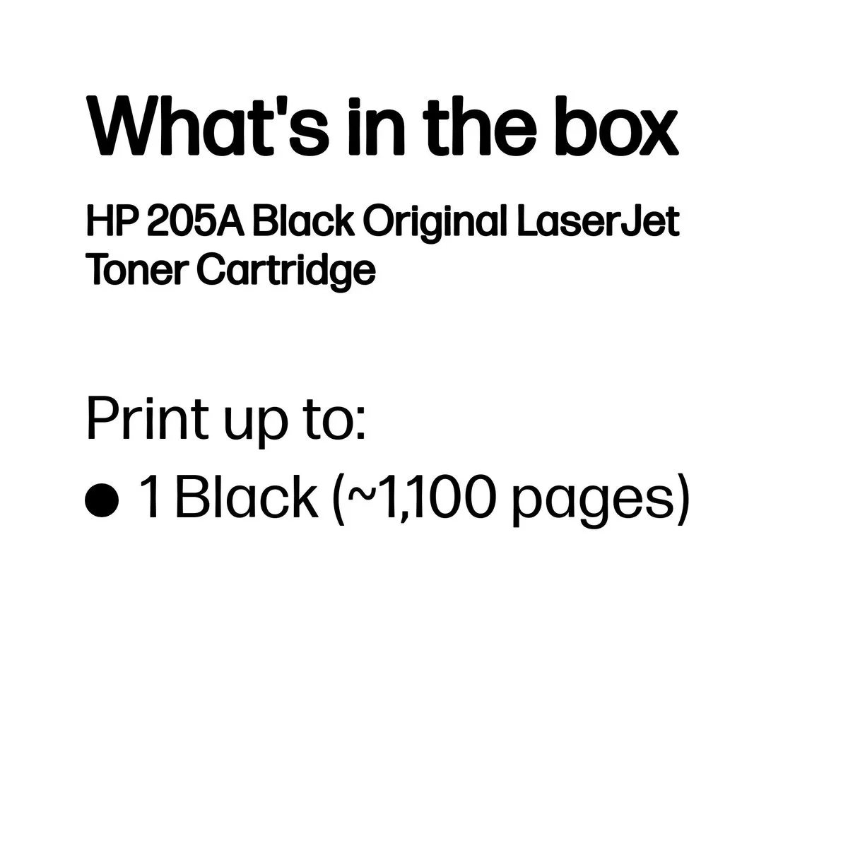 HP 205A Tonercartridge Zwart - 3000 Pagina's
