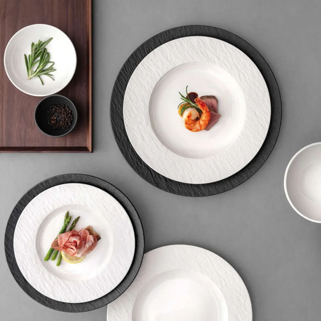 Villeroy & Boch Manufacture Ice Frühstücksteller - 21.7 cm - Wit-gekleurd