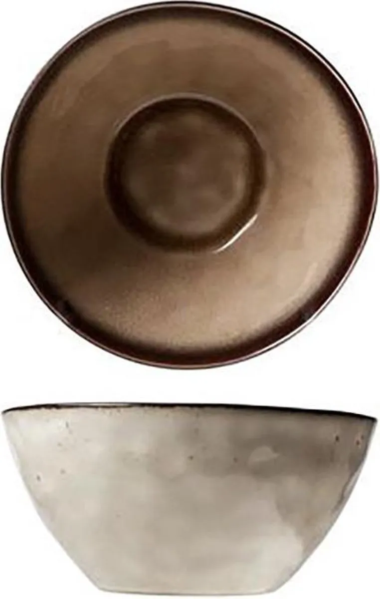 Cosy&Trendy Atilla Kom - Ø15.5cm - Aardewerk - Bruin