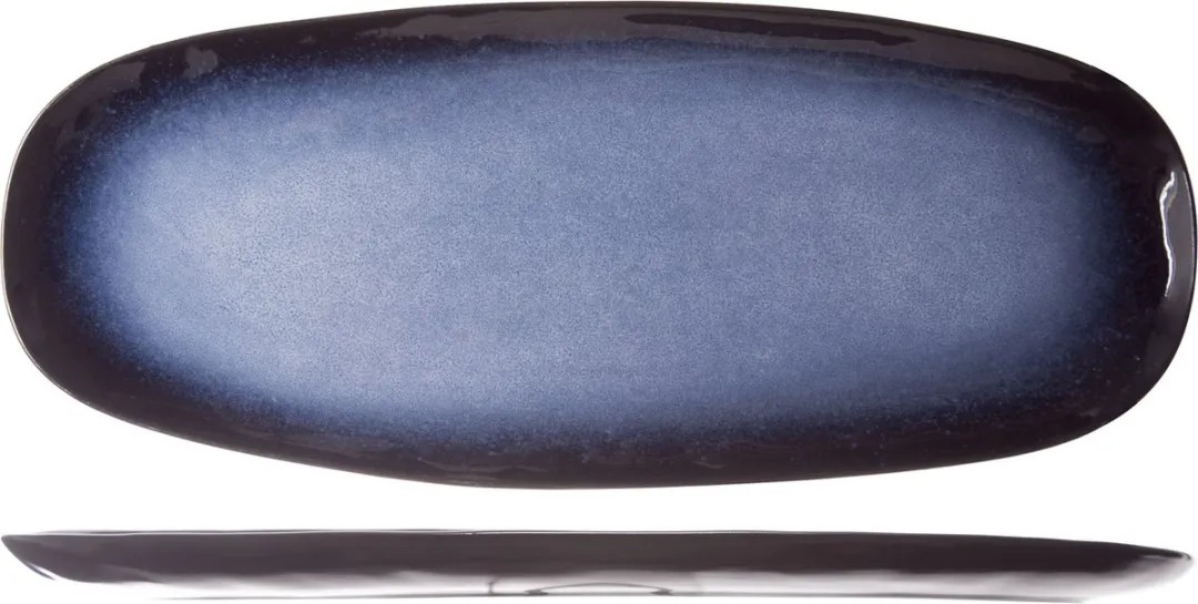 Cosy&Trendy Serveerschaal Sapphire 36,5x15cm - Blauw