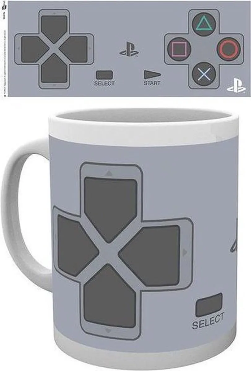 Sony PlayStation Mug MG0196 - 325ml - Wit