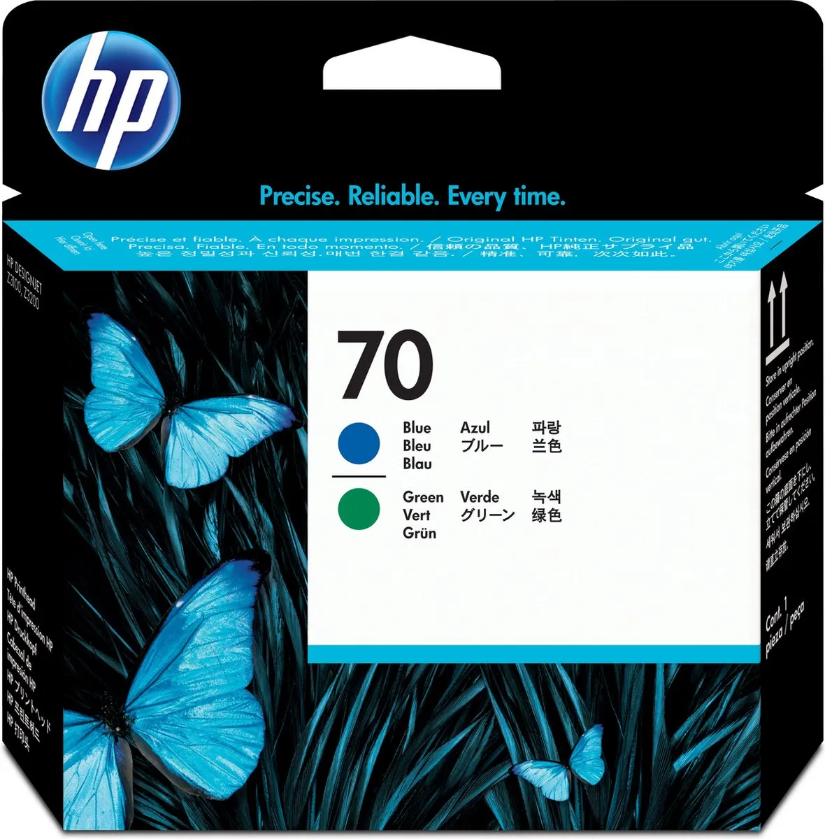 HP C9408A Original Inktcartridge - 130ml - Groen