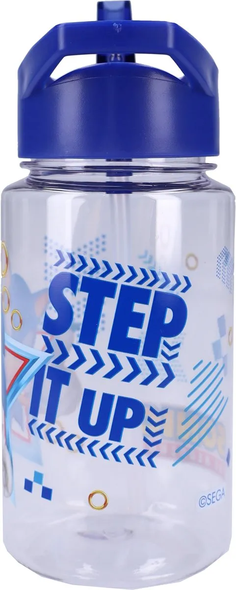 Sonic Drink Up Schoolbeker 450ml - Blauw