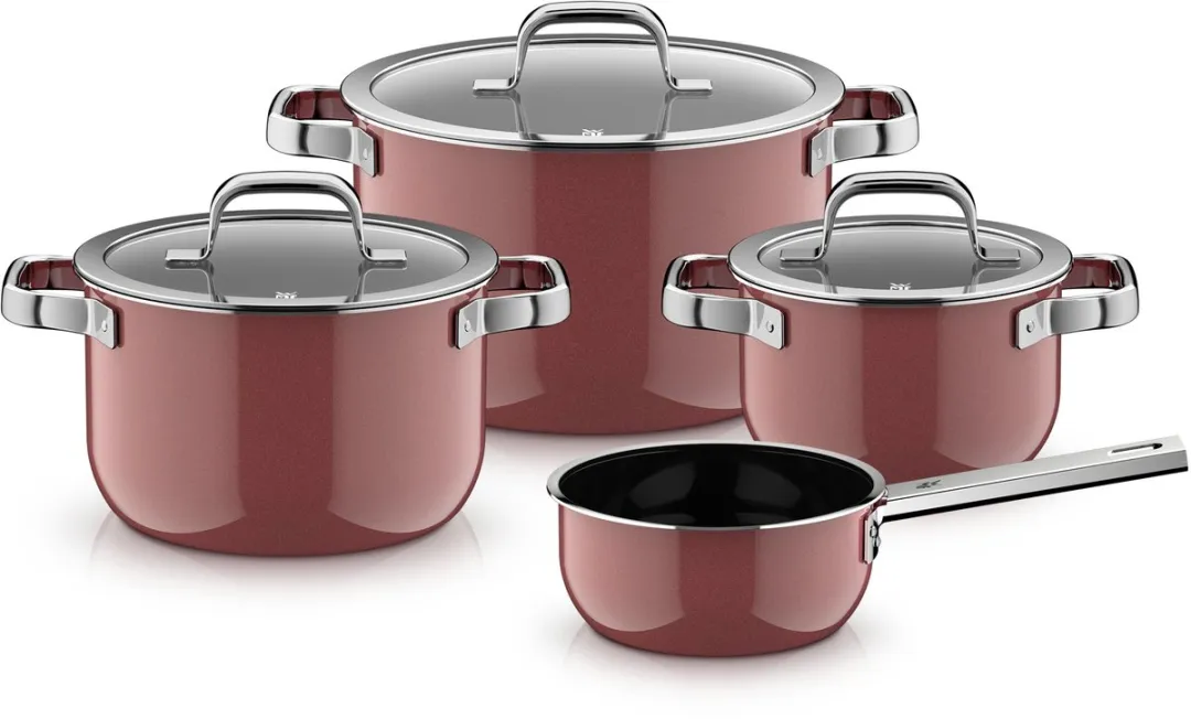 WMF Fusiontec 2.0 Mineral Pro Pannenset 4-delig Roze