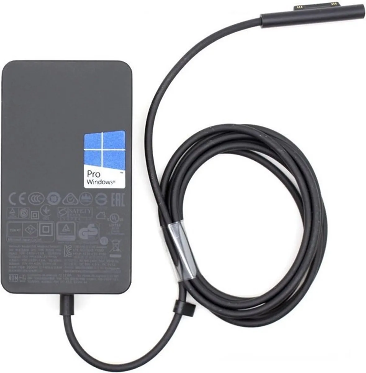 Microsoft Surface Pro 4 Oplader 65W - Zwart