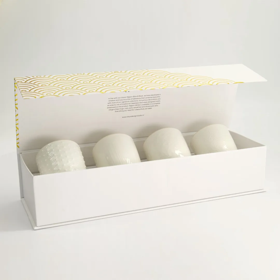 Tokyo Design Studio Nippon White Gold Rim Theekopjes