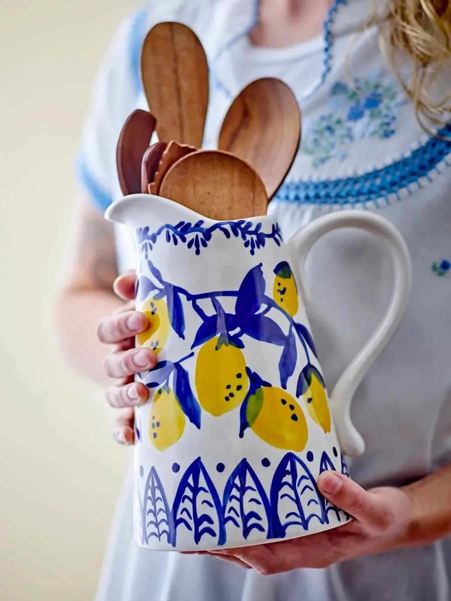 Bloomingville Maxima Kan Aardewerk - 1,4L - Blauw