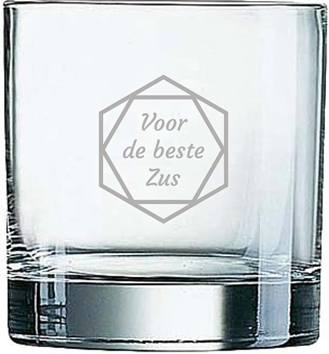 Arcoroc Whiskeyglas 38cl Gegraveerd