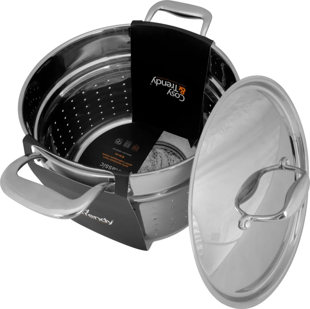 Cosy&Trendy Classic Pasta Inzet RVS Ø24cm