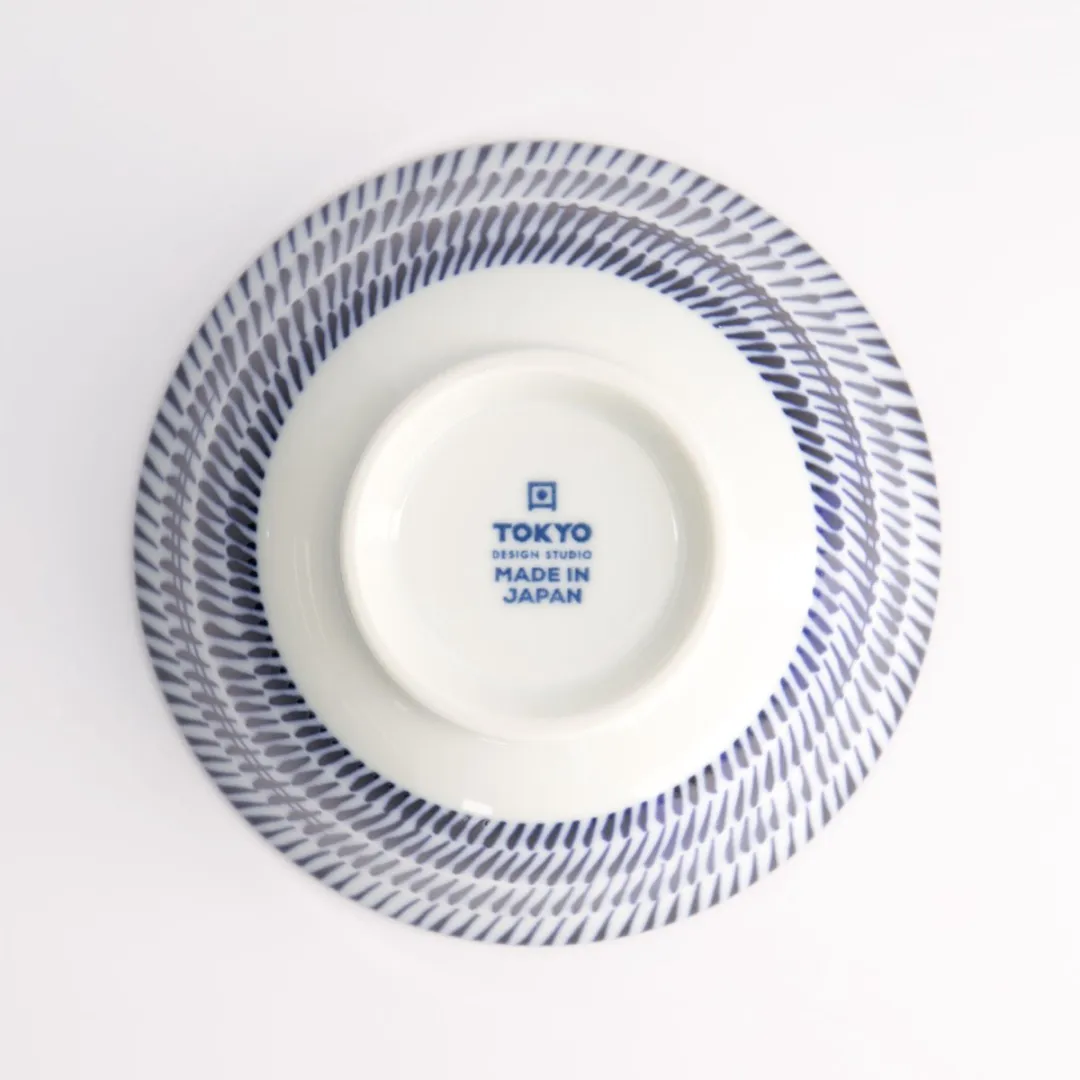 Tokyo Design Studio Tayo Kom Blauw/Wit 15x7cm - 21648