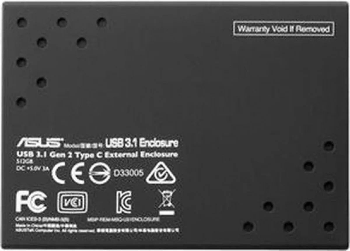 ASUS USB 3.1 Enclosure 90MC03L0-M0EAY0 - 512GB
