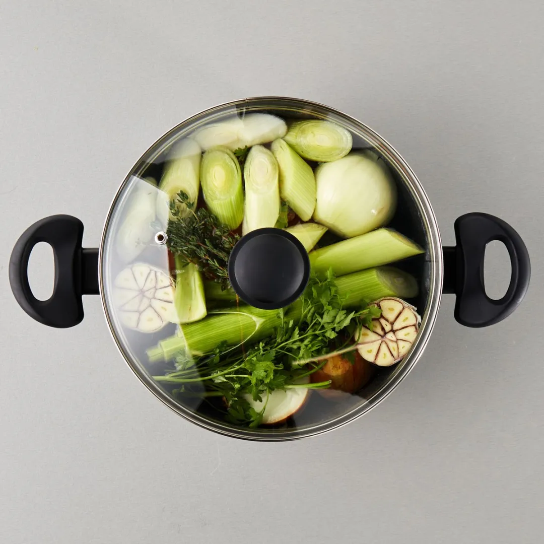 Russell Hobbs Metallic Marble Soeppan 24cm - Grijs - afbeelding 4 van 6