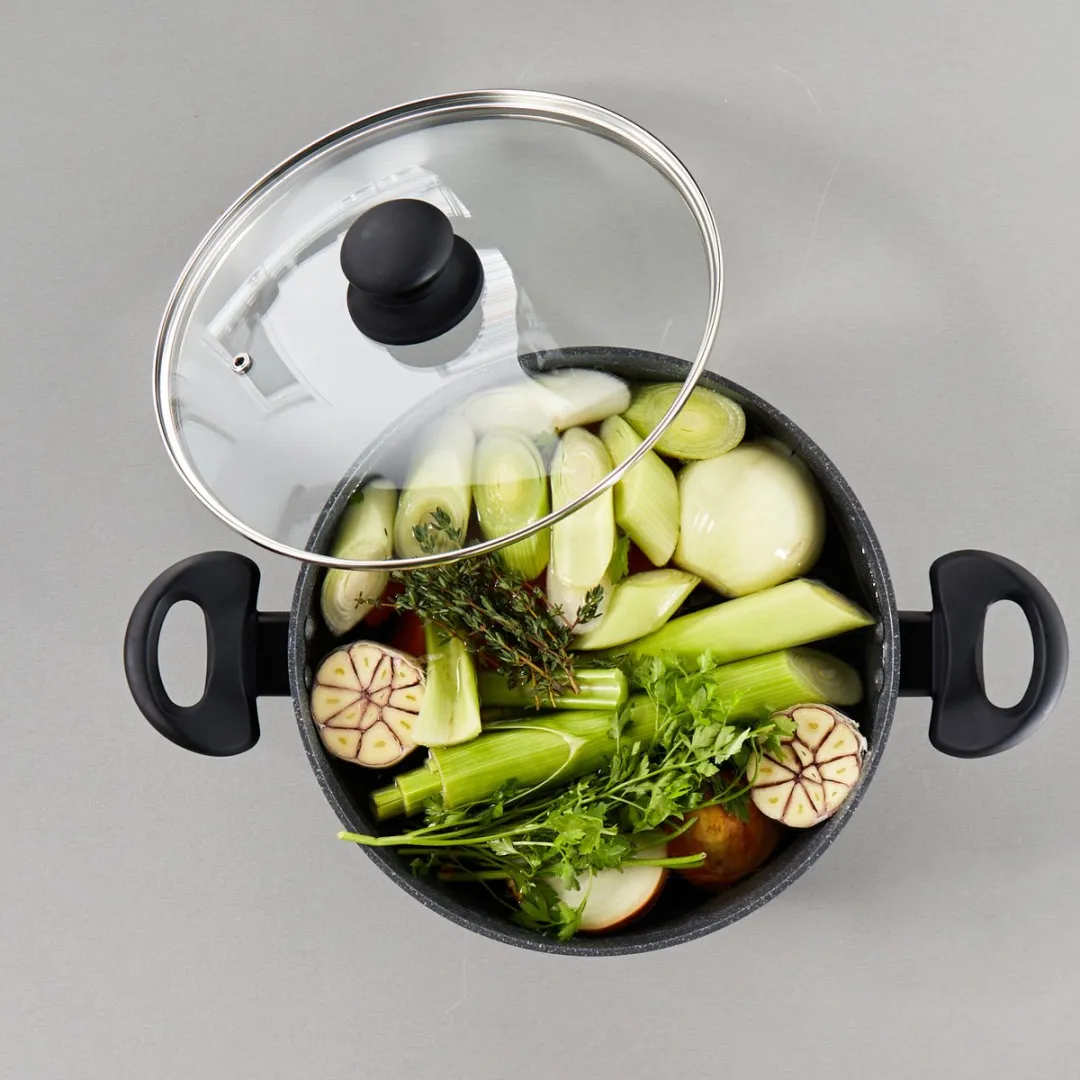 Russell Hobbs Metallic Marble Soeppan 24cm - Grijs - afbeelding 5 van 6