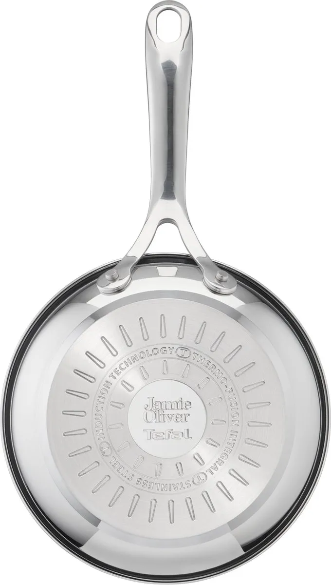Jamie Oliver by Tefal Cook Smart Koekenpan 24cm - Roestvrijstaal - afbeelding 6 van 6