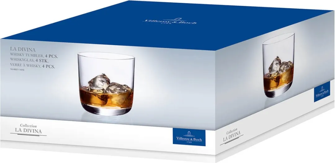 Villeroy & Boch La Divina Whiskeyglazen 360ml - 4 Stuks