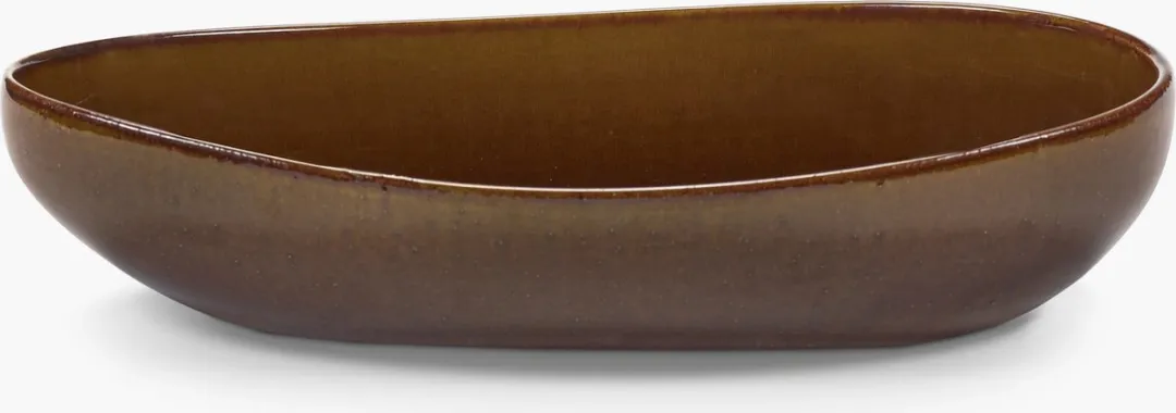 Serax Uncharted Out of Lines Ovale Dienschaal 36x17cm