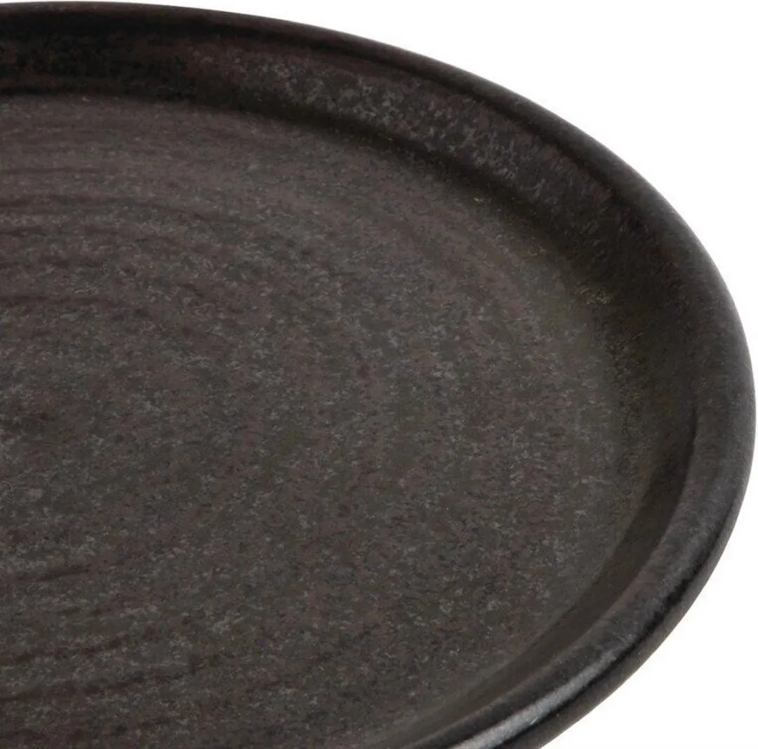 Olympia Canvas Bord - Zwart 18cm - 6 Stuks