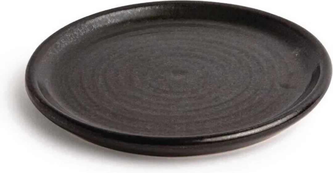 Olympia Canvas Bord - Zwart 18cm - 6 Stuks