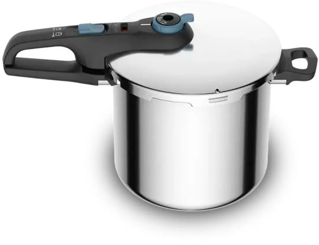 Tefal TRENDY+ Snelkookpan 8L - Zwart/Aqua