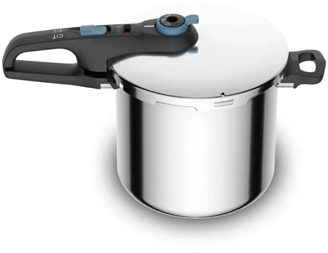 Tefal TRENDY+ Snelkookpan 8L - Zwart/Aqua