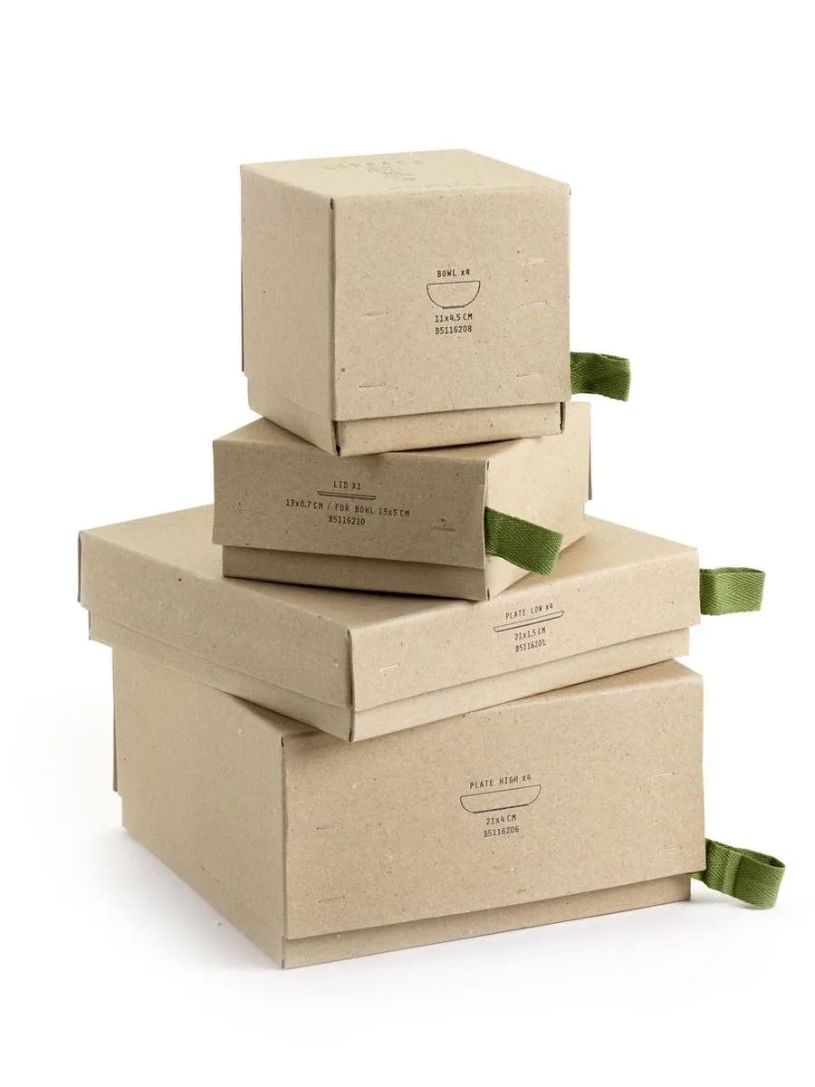 Serax Sergio Herman Surface Espressokop + Schotel Camogroen 13cm - 4 Stuks