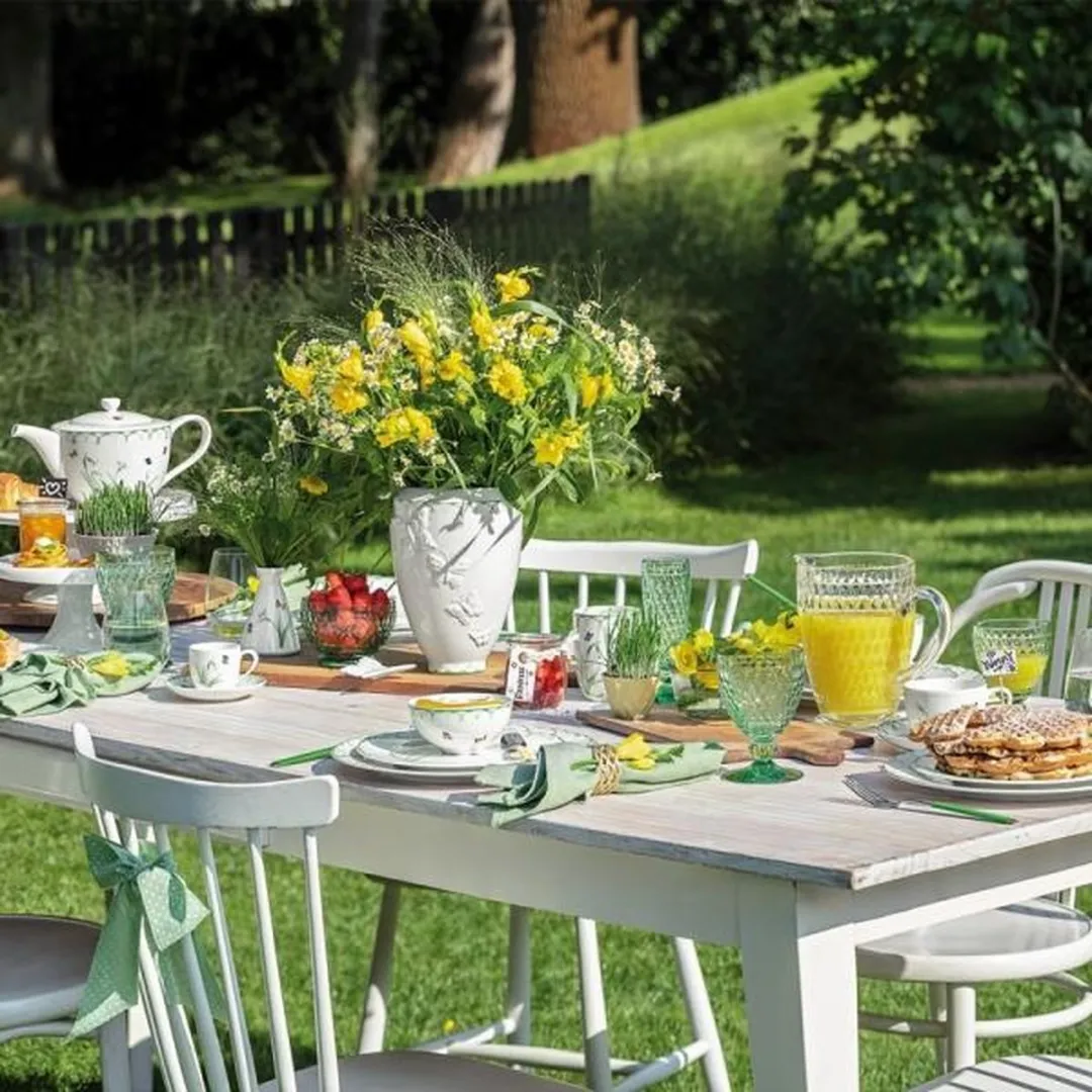 Villeroy & Boch Boston Waterglas Op Voet - Groen - 4 Stuks