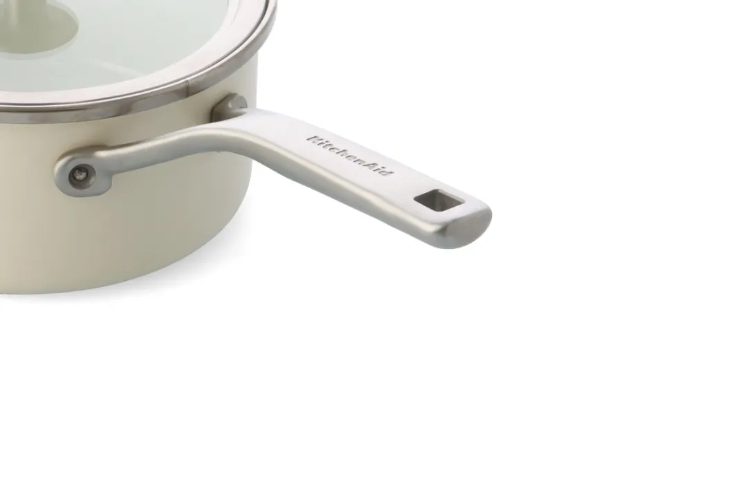 KitchenAid Steel Core Roestvrijstalen Pan 20cm 2,4L - Amandelwit - afbeelding 6 van 6