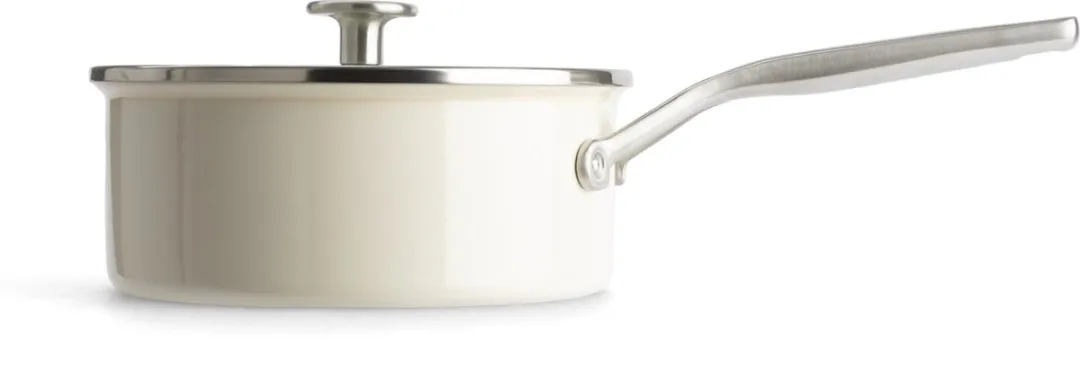 KitchenAid Steel Core Roestvrijstalen Pan 20cm 2,4L - Amandelwit